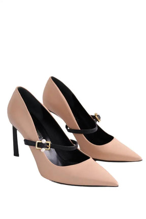 Talons Lanvin Rose en Cuir