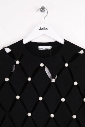 Pull Paco Rabanne Noir en Laine