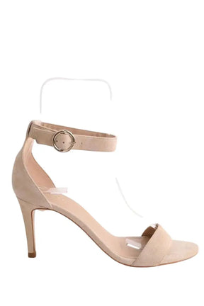 Sandales LK Bennett Ivy Beige en Daim, taille 42 - Seconde Main