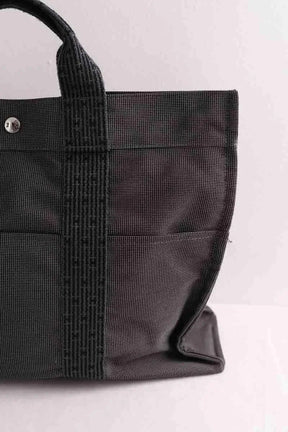 Cabas Herline Hermès Toto Anthracite en Coton