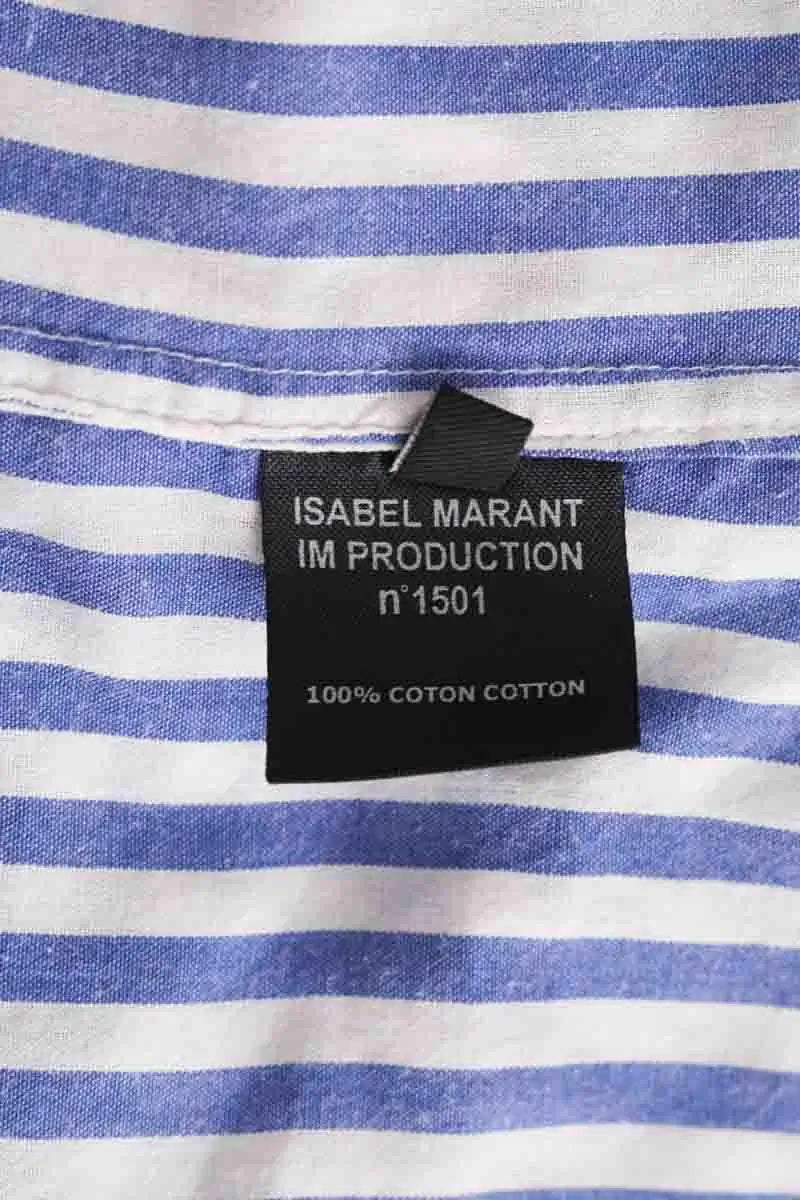 Chemise Isabel Marant Bleu en Coton