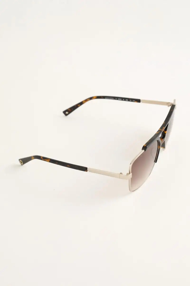 Lunettes de soleil Other Brand Marron en Plastique