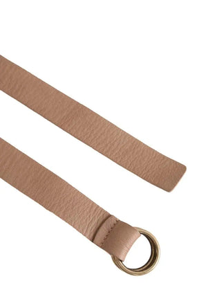 Ceinture en cuir Momoni Beige en Cuir