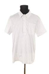 Chemise Mark Kenly Domino Tan  Blanc