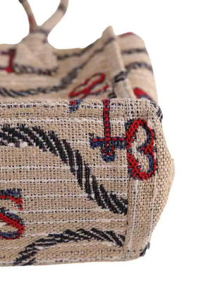 Cabas Sandro Beige en Tissu