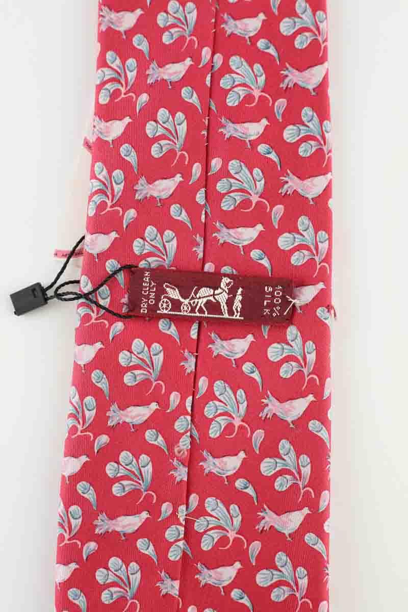 Cravate Hermès  Rouge