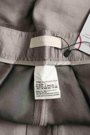 Pantalon droit Max Mara  Argent