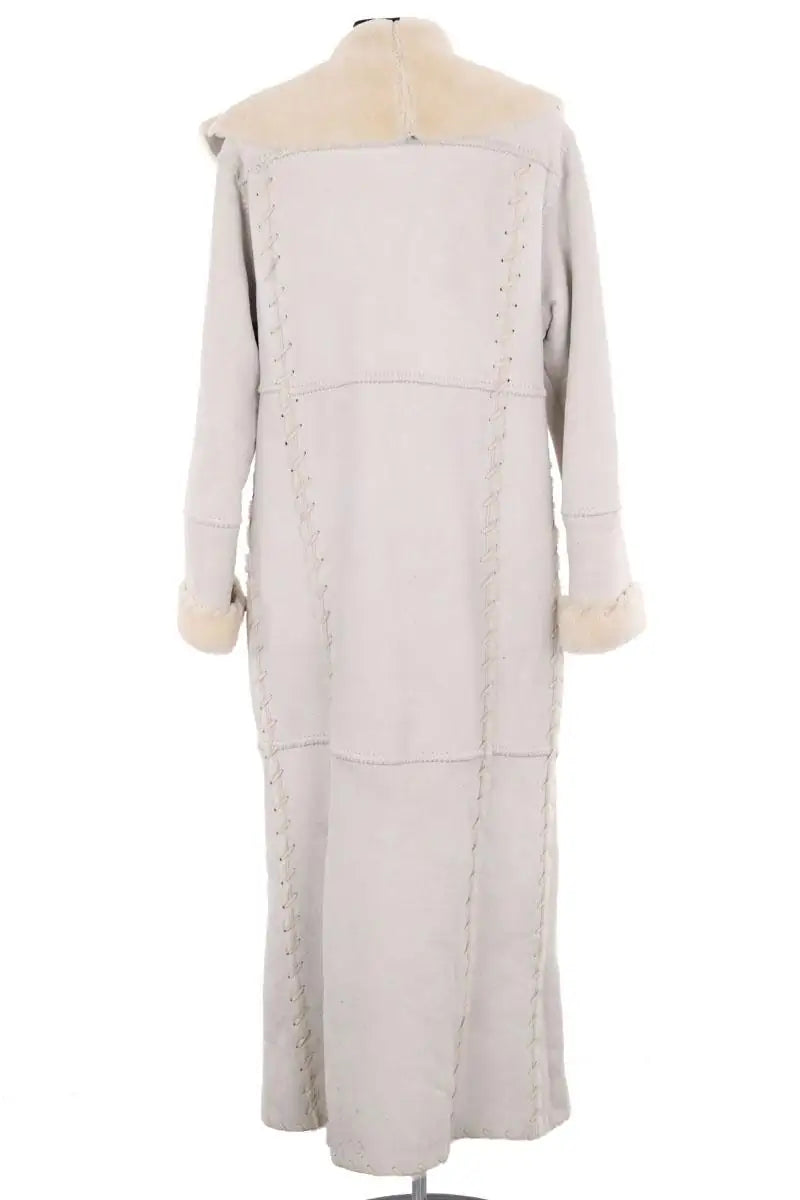 Manteau Paco Rabanne Beige en Cuir