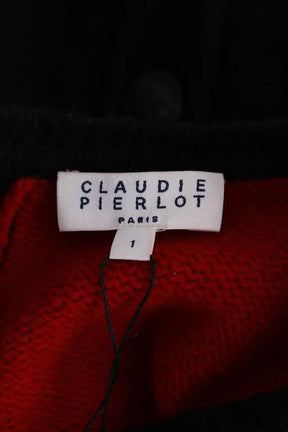 Pull Claudie Pierlot Rouge en Laine
