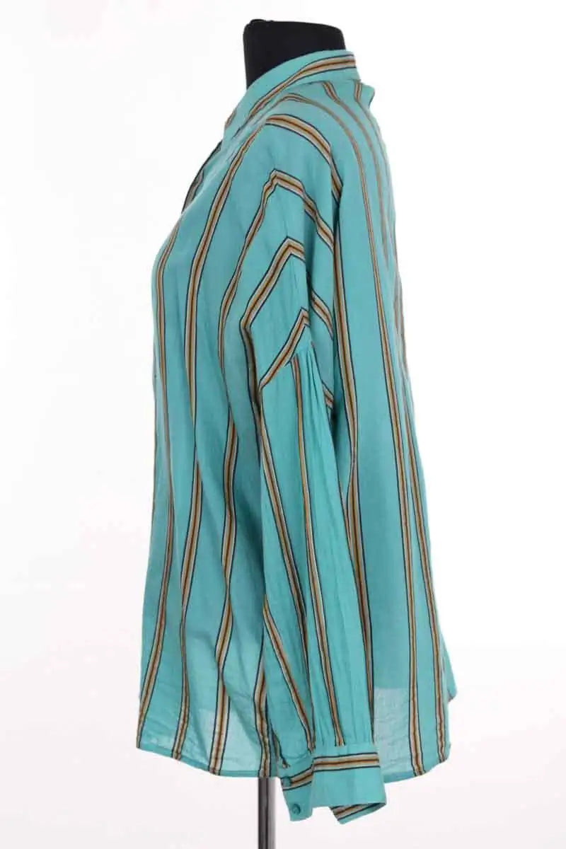 Chemise Sessun Bleu en Coton