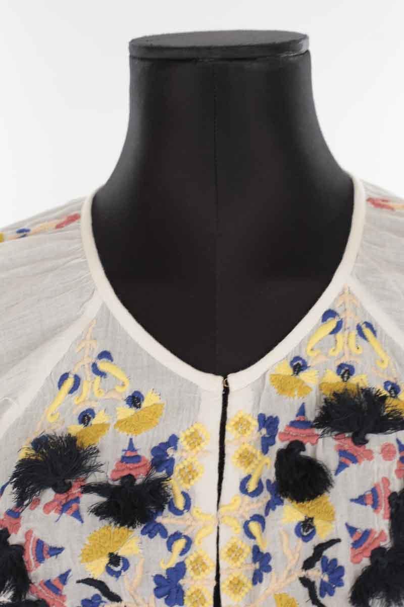Blouses Antik Batik  Blanc