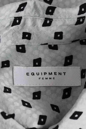 Chemise Equipment Vert en Viscose