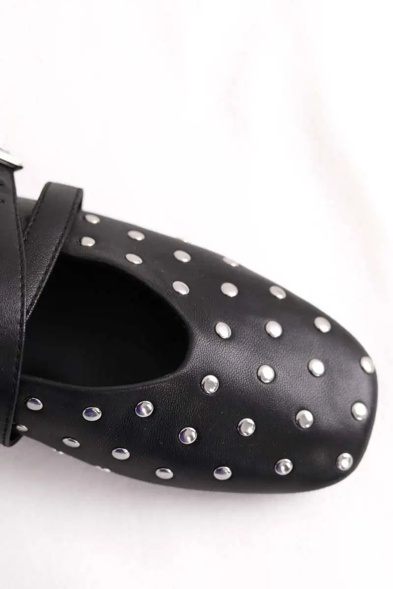 Ballerines Tommy Hilfiger Noir en Cuir