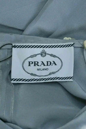 Robe Prada Bleu en Soie