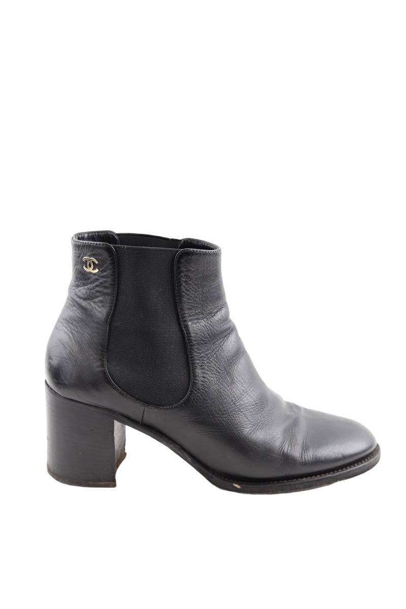 Boots Chanel  Noir
