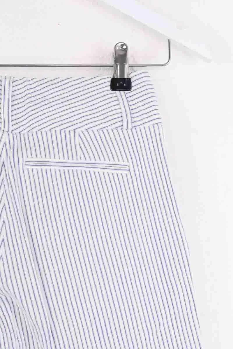 Pantalon slim Max & Moi Blanc en Coton