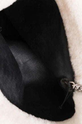 Sac à main Saint Laurent Blanc en Tissu