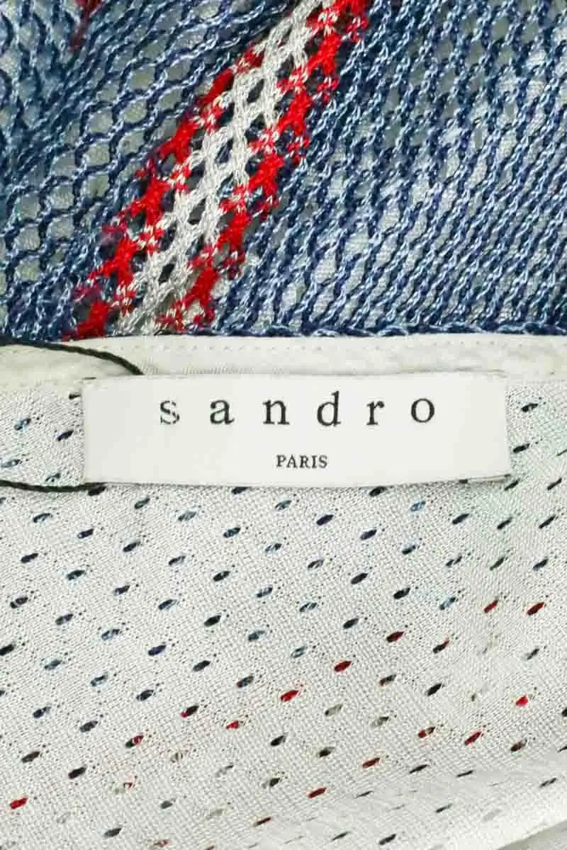 Robe Sandro Bleu en Synthétique