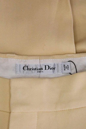 Bermuda Dior Ecru en Laine