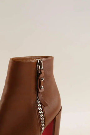 Boots Christian Louboutin Camel en Cuir