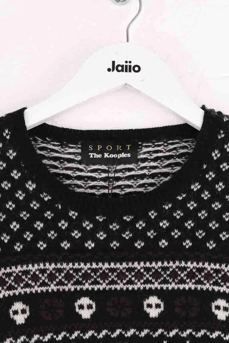 Pull The Kooples Noir en Laine