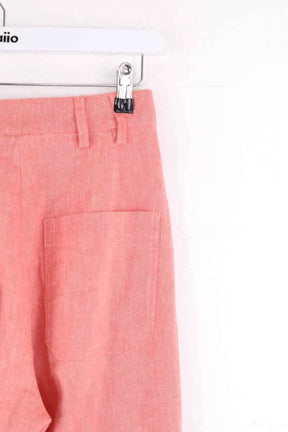 Pantalon droit Momoni Rose en Lin