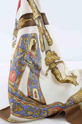 Foulard Hermès  Beige