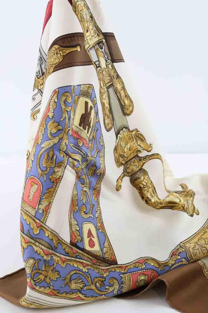 Foulard Hermès  Beige