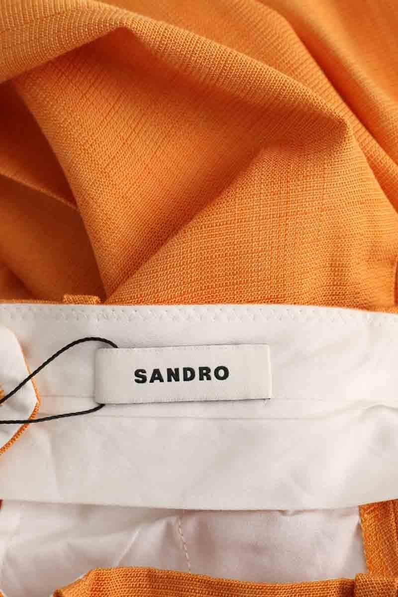 Pantalon large Sandro  Orange