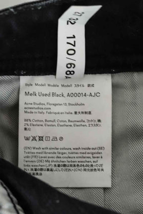 Slim Acne Studios  Noir