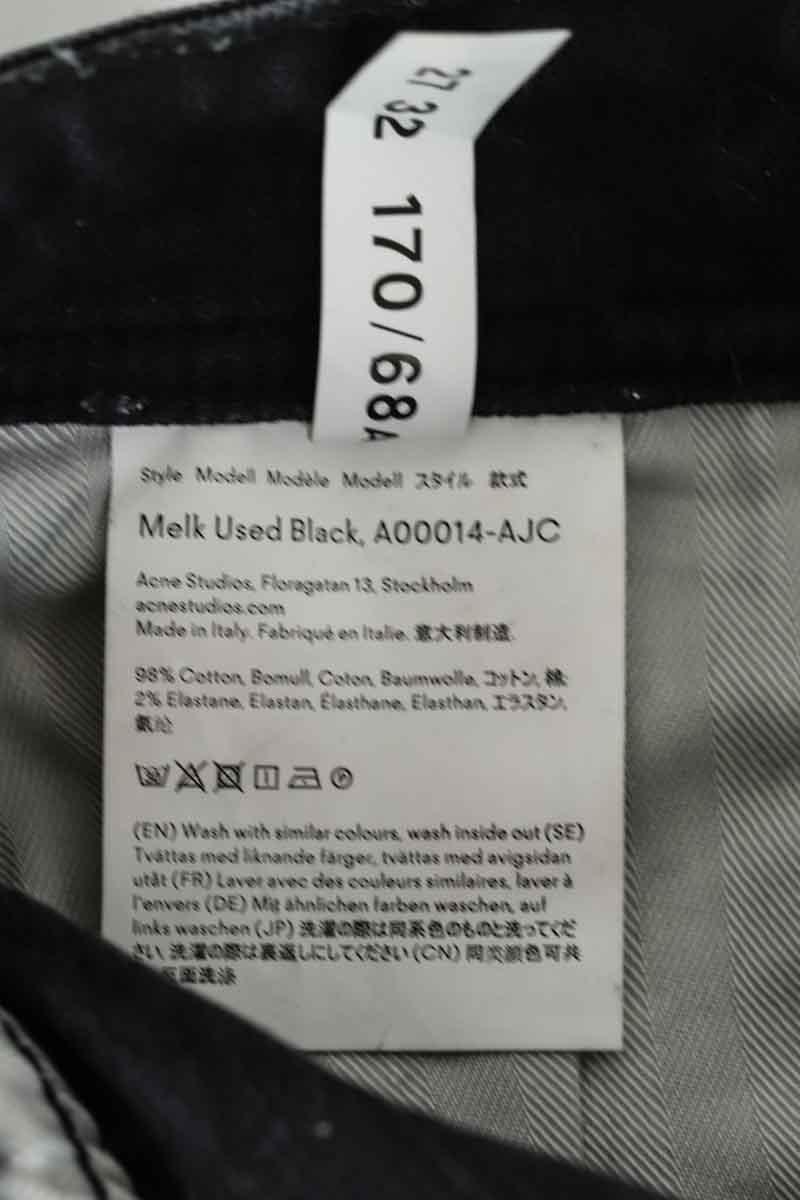 Slim Acne Studios  Noir