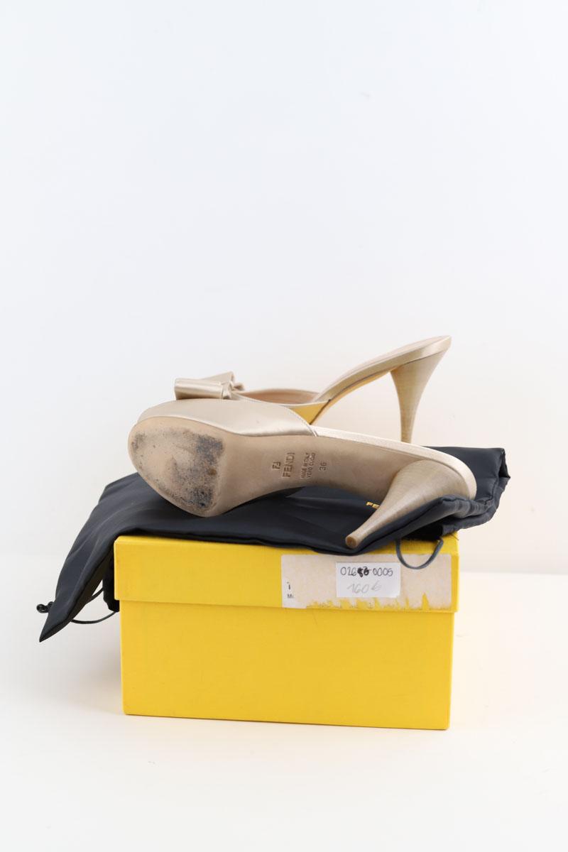 Talons Fendi  Beige
