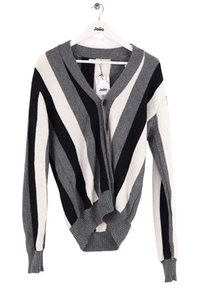 Cardigan Sandro Gris en Laine, taille S - Seconde Main