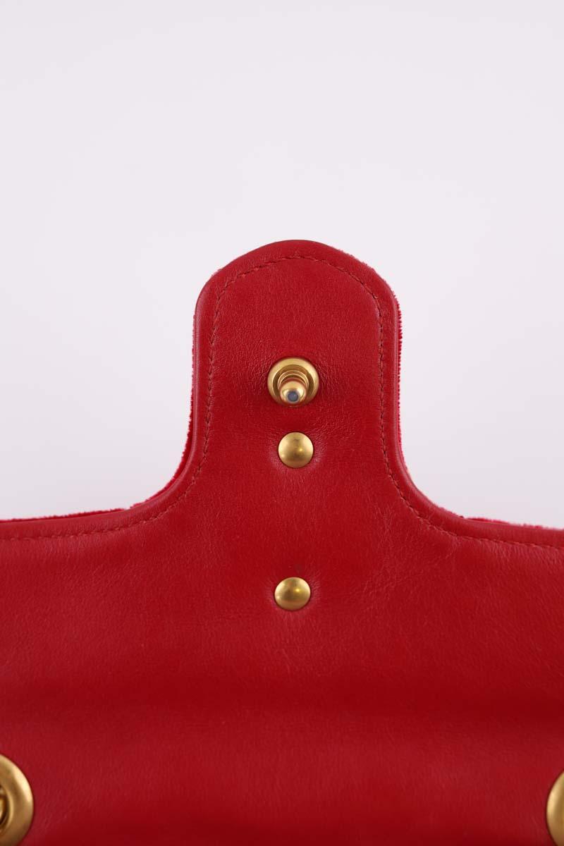 Sacs à bandoulière Gucci Marmont Rouge