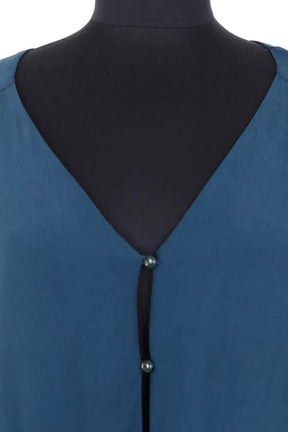 Robe Des Petits Hauts Bleu en Viscose