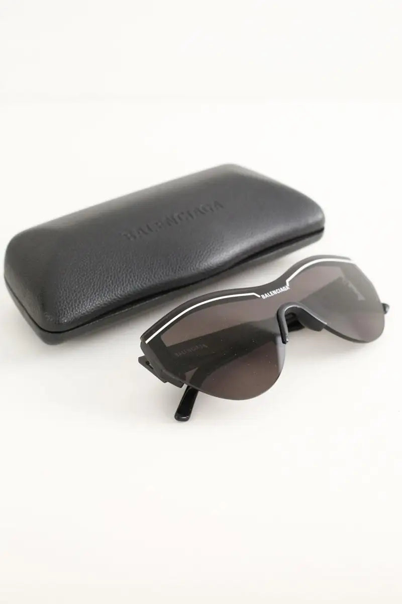 Lunettes de soleil Balenciaga Ski Cat Noir