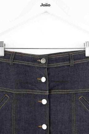 Mini jupe Carven Marine en Coton