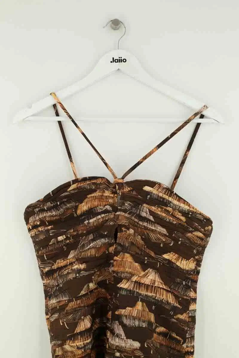 Robe Farm Rio Marron en Synthétique