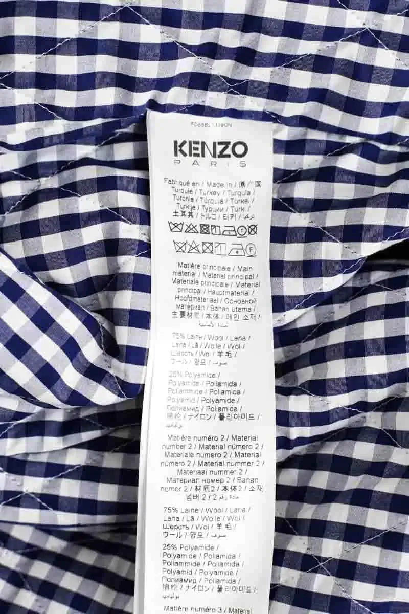Blouson Kenzo Sailor varsity jacket Marine en Laine