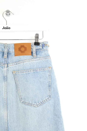 Jupe Maje Bleu en Coton