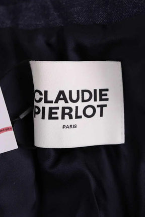 Blazer Claudie Pierlot Bleu en Coton