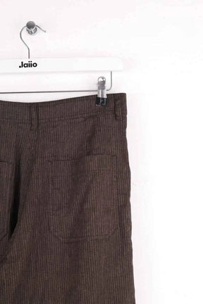 Pantalon large Sessun Marron en Lin