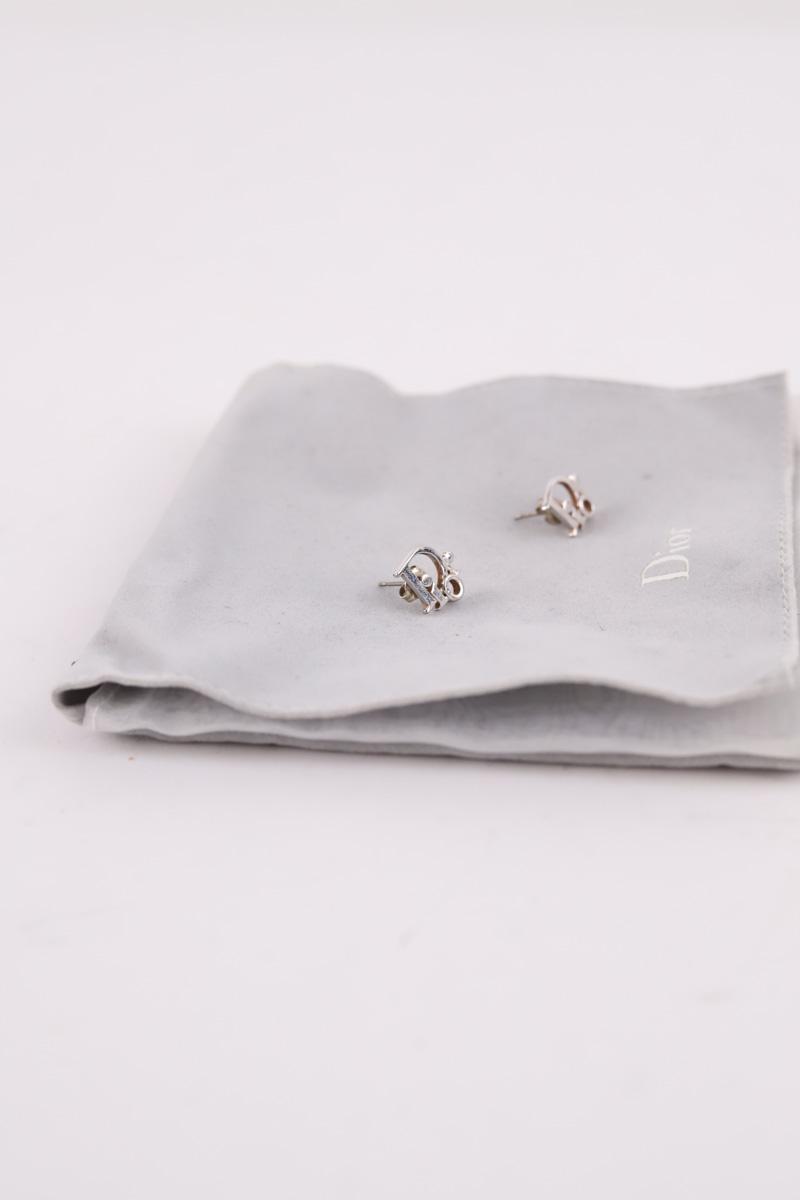 Boucles d'oreilles Dior  Argent