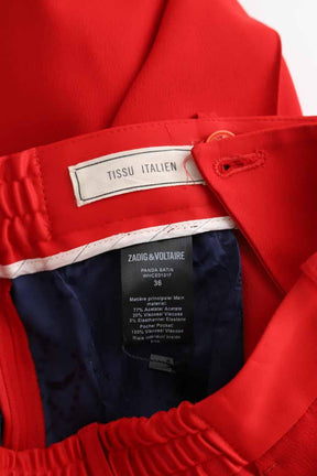 Droit Zadig & Voltaire  Rouge