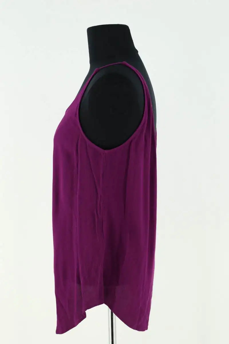 Top sans manche Ba&Sh Violet en Viscose