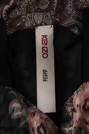 Robe Kenzo Marron en Soie