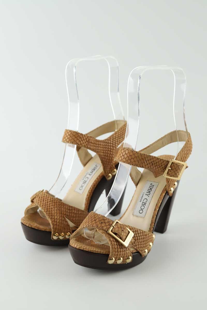 Talons Jimmy Choo  Marron