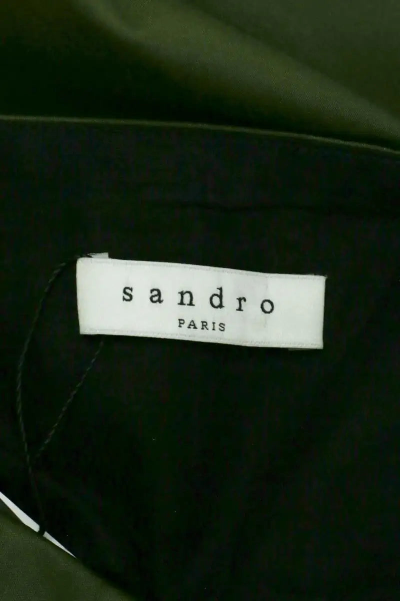 Pantalon Sandro Kaki en Coton