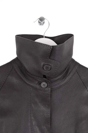 Manteau Hermès Marron en Cuir