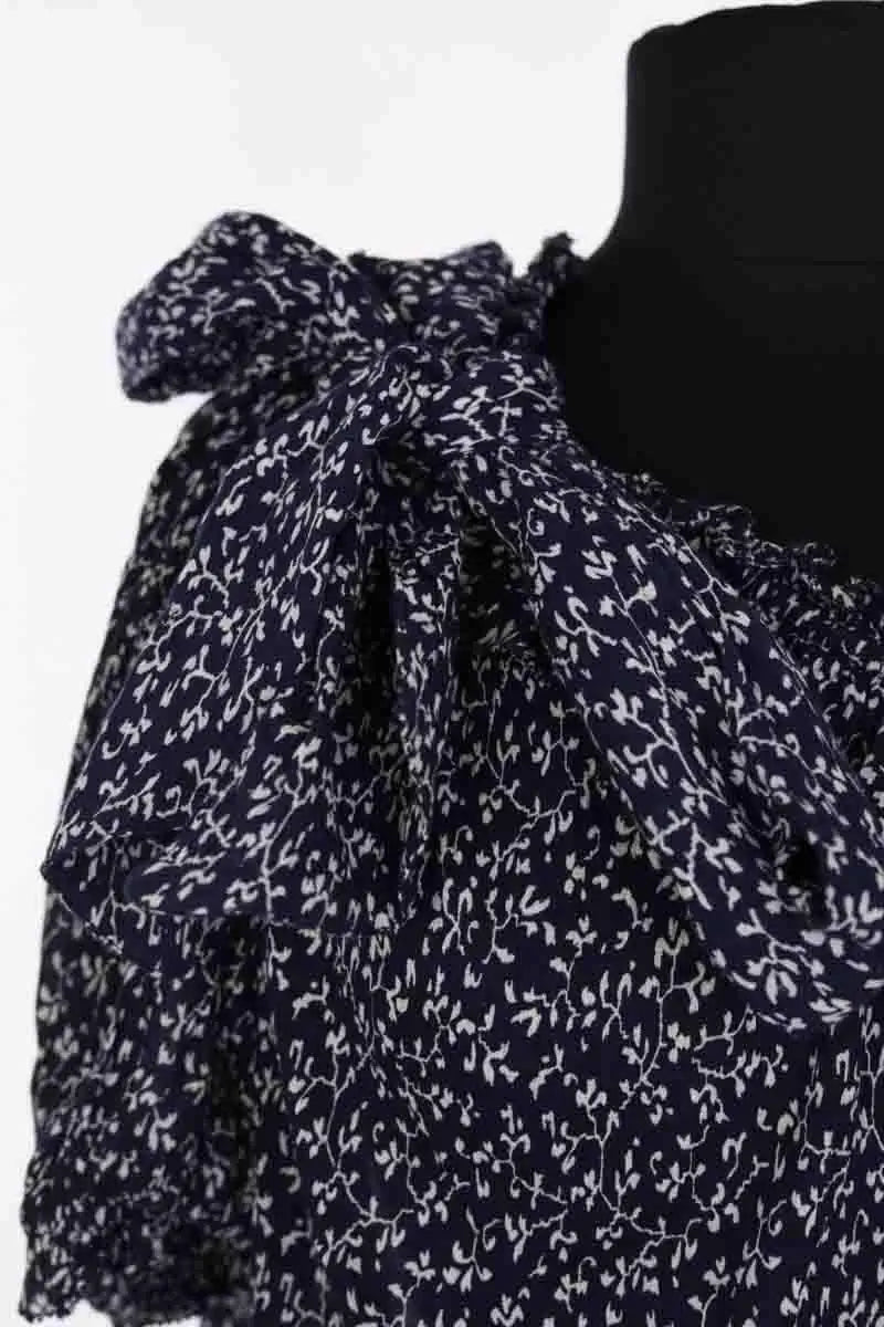 Top sans manche Ulla Johnson Marine en Coton